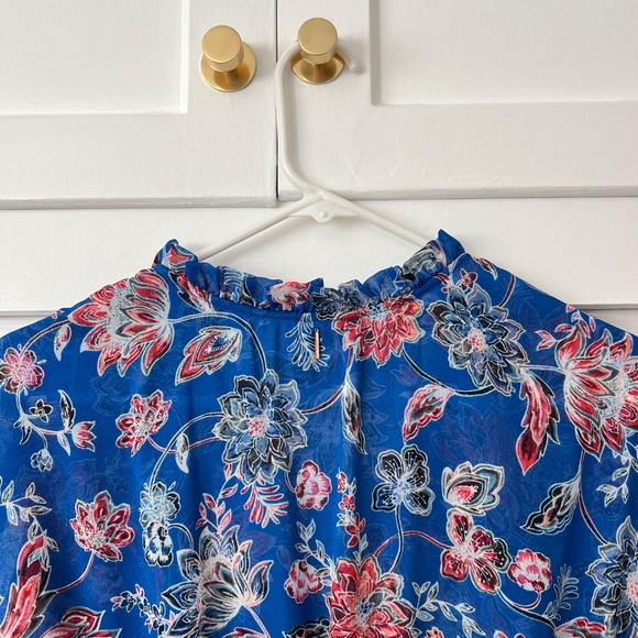 Misa Los Angeles Dominique Mini Sun Dress in Sireneuse Blue Floral Size XS - Picture 4 of 6